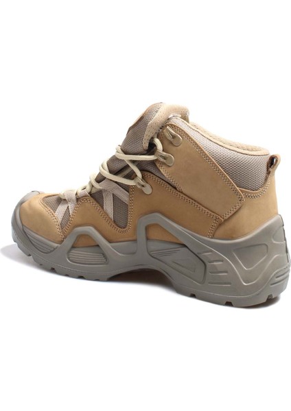 Hakiki Deri Su Geçirmez Nbj Bej Nubuk Erkek Outdoor Bot 117sma1492