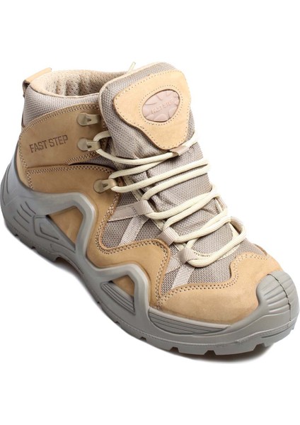 Hakiki Deri Su Geçirmez Nbj Bej Nubuk Erkek Outdoor Bot 117sma1492