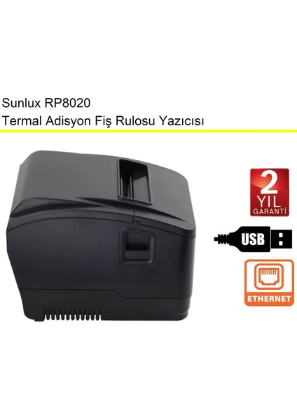 RP8020 Termal Adisyon Fiş Rulosu Yazıcısı modelleri