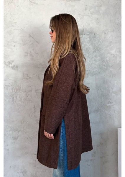 Kadın Nakışlı Kaşe Kaban modelleri