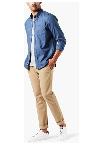 Smart 360 Flex Bej Ultimate Skinny Fit Chino Pantolon