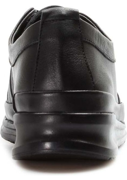 Hakiki Deri Siyah Kadın Casual Ayakkabı 864za1203