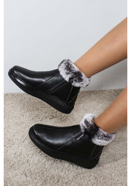 Hakiki Deri Kürklü Kadın Spor Bot 733KZA0023 indirimleri