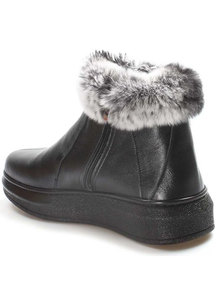 Hakiki Deri Kürklü Kadın Spor Bot 733KZA0023