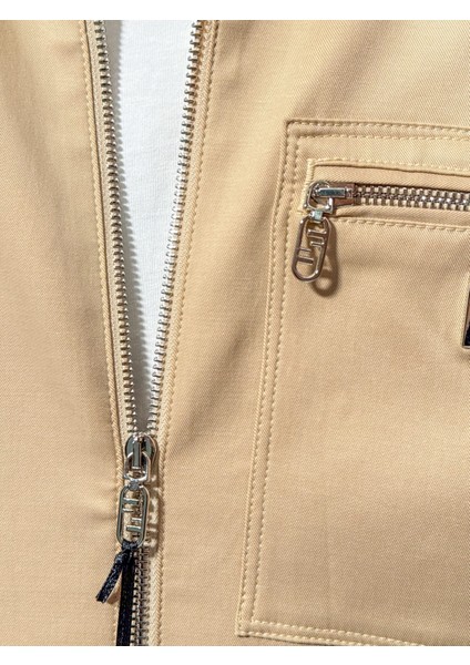 Fnd Ff Erkek Ceket Bej - Üst Segment Tasarım modelleri