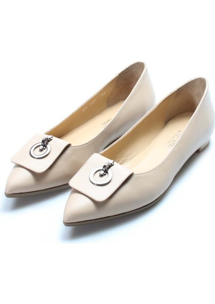 Deri Kadın Babet Ayakkabı 019ZA21-131