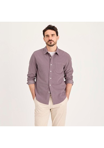 Ultimate Regular Fit Kadife Gömlek indirimleri