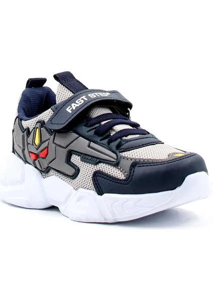 Çocuk Spor Ayakkabı Anatomik Taban Hafif Sneaker Ayakkabı Lacivert Buz 615xca023