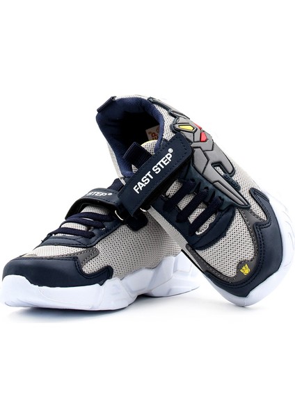 Çocuk Spor Ayakkabı Anatomik Taban Hafif Sneaker Ayakkabı Lacivert Buz 615xca023