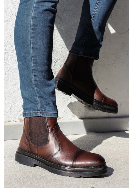 Hakiki Deri Erkek Klasik Bot 943SMA927