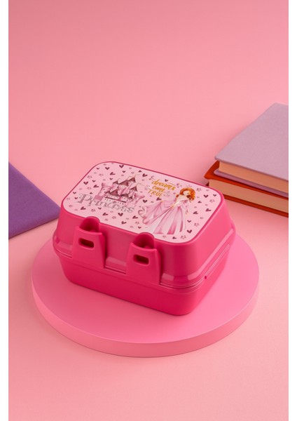 Prenses Dikdörtgen 4 Bölmeli Beslenme Kutusu - Yemek Saklama Kabı - Beslenme Çantası fiyatları