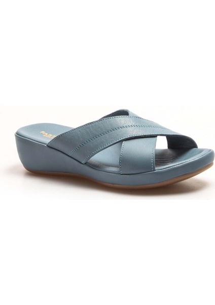 Hakiki Deri Kadın Düz Terlik 864ZAR03