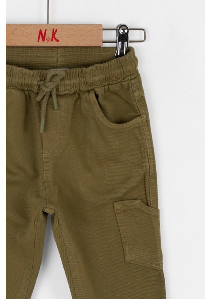 01-04 Yaş Erkek Bebek Haki Üçlü Takım - Haki