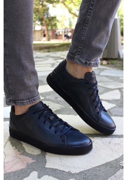 Erkek Deri Casual Günlük Yürüyüş Sneaker Rahat Spor Hafif Ayakkabı 819MA501