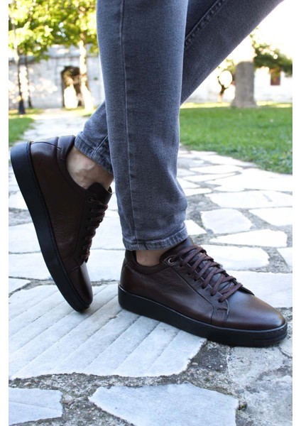 Erkek Deri Casual Günlük Yürüyüş Sneaker Rahat Spor Hafif Ayakkabı 819MA501