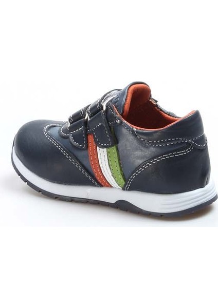 Hakiki Deri Lacivert Bebek Casual Ayakkabı 006ba800