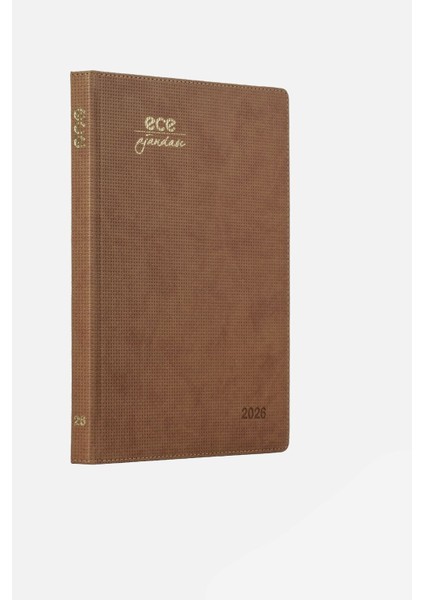 Ajandası Çeşme 2026 Taba - Haftalık 110 Gr. Ithal Kağıt Sert Kapak 19,5X28 fiyatları