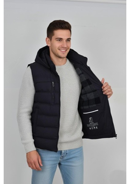 Erkek Kapüşonlu Spor Yelek 4021 BGL-ST04900 fırsatları