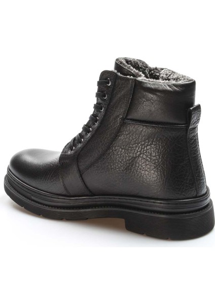 Hakiki Deri Siyah Erkek Klasik Bot 943sma926