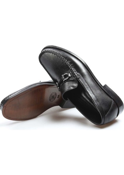 Kösele Taban Içi Dışı Hakiki Deri Tokalı Erkek Klasik Ayakkabı 932MA67