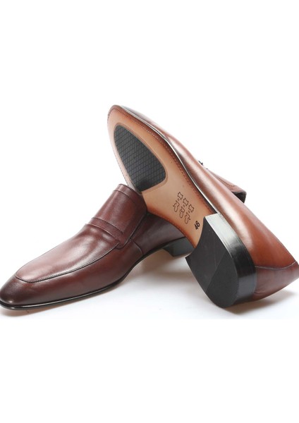Hakiki Deri Kahve Erkek Klasik Ayakkabı 910mba2301