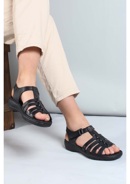Hakiki Deri Kadın Klasik Sandalet 952ZA21888-1