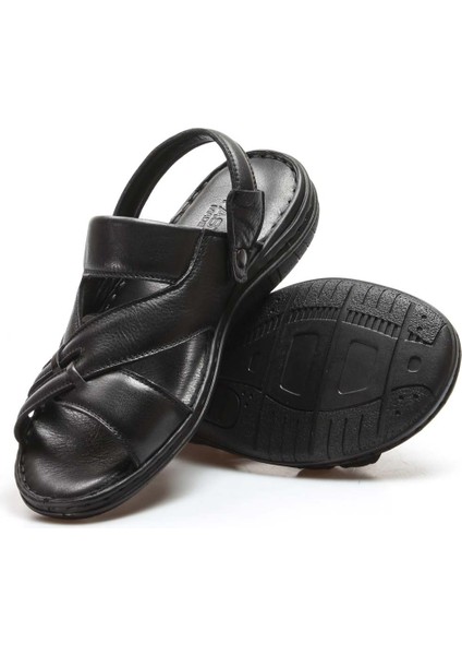 Hakiki Deri Erkek Klasik Sandalet 952MA710