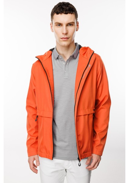 Erkek Turuncu Baharlık Mont