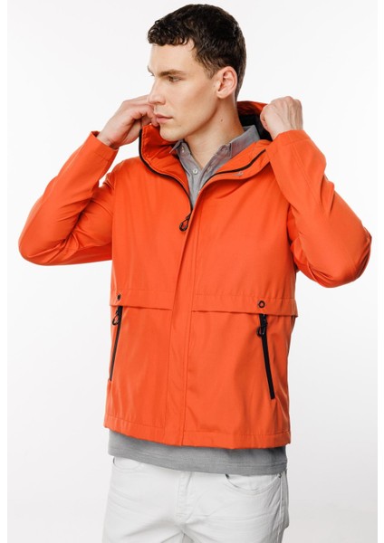 Erkek Turuncu Baharlık Mont indirimleri