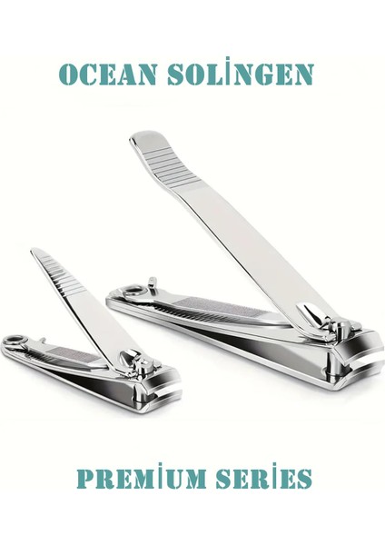Ocean 2 Li Tırnak Makası Seti Paslanmaz Çelik Tırnak Makası Solingen Professional