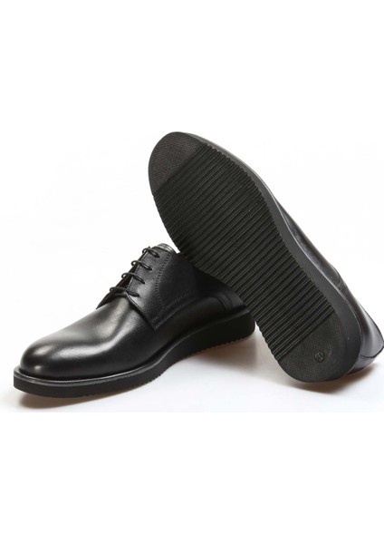 Hakiki Deri Siyah Erkek Oxford Ayakkabı 822ma050