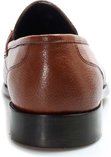 Erkek Deri Casual Klasik Günlük Loafer Takım Kösele Taban Makosen Ayakkabı Taba 932ma301