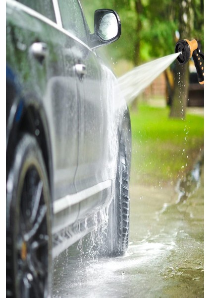 Solo 7 Çefit Su Atabilen Bahçe Sulama Tabancası Basınçlı Oto Yıkama Tabancası Hortum Ucu Fıskiye