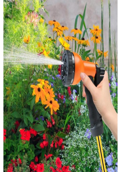 Solo 7 Çefit Su Atabilen Bahçe Sulama Tabancası Basınçlı Oto Yıkama Tabancası Hortum Ucu Fıskiye