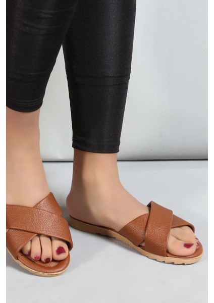 Kadın Rahat Yazlık Günlük Deniz Ev Çapraz Terlik 935ZA111