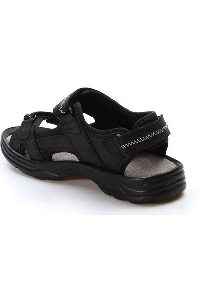 Erkek Hakiki Deri Günlük Rahat Yazlık Plaj Hafif Çift Bantlı Sandalet 907GA1517 indirimleri