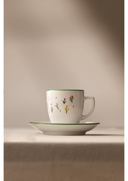 Botanical Seramik 2'li Kahve Fincan Takımı 110 cc indirimleri