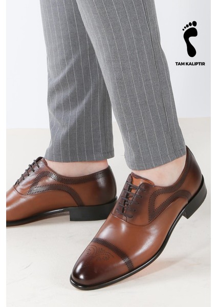 Fast Step Hakiki Deri Erkek Kösele Klasik Ayakkabı 893Ma4403 indirimleri