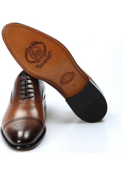 Fast Step Hakiki Deri Erkek Kösele Klasik Ayakkabı 893Ma4403