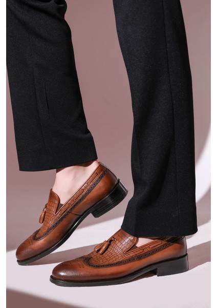 Hakiki Deri Erkek Klasik Ayakkabı 893Ma8802-1 indirimleri