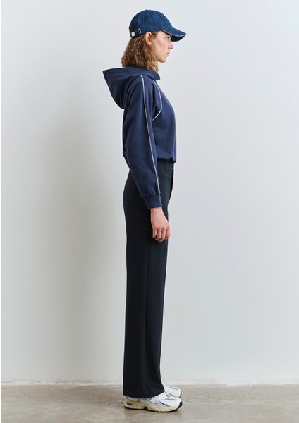 Çizgili Lacivert Pantolon 1011028-91007 indirimleri