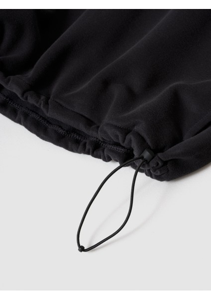 Erkek Siyah Vintagesoft Oversized Gap Logo Yarım Fermuarlı Sweatshirt fiyatları