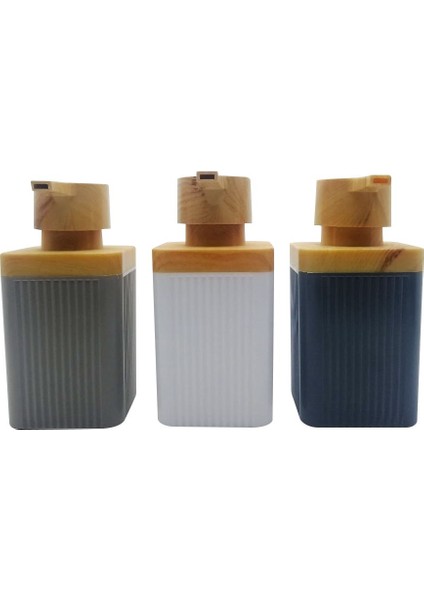 Mimoza Çizgili Ahşap Sıvı Sabunlul 1 Adet ROYALEKS-Y-868