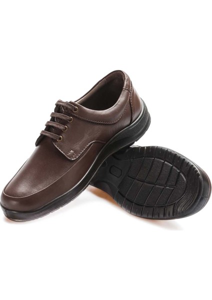 Erkek Deri Bağcıklı Comfort Ortopedik Yumuşak Günlük Ayakkabı 833MA15083