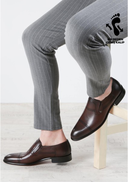Erkek Deri Casual Klasik Kösele Günlük Loafer Ayakkabı 893MA4404 indirimleri