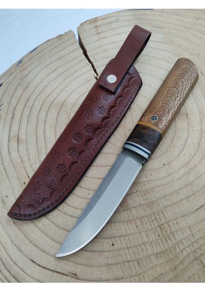 N690 Çelik Puko Kamp Bıçağı Deri Kılıflı Özel Günler Için Erkeklere Kişiselleştirilebiir Hediye fırsatları