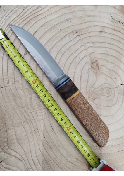 N690 Çelik Puko Kamp Bıçağı Deri Kılıflı Özel Günler Için Erkeklere Kişiselleştirilebiir Hediye