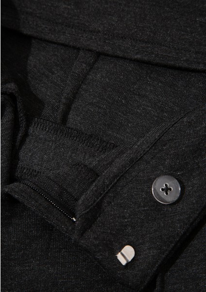 Antrasit Örme Pantolon 1011048-87829