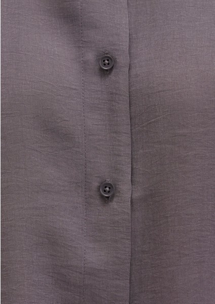 Antrasit Tencel Tm Liyosel Gömlek 1211373-90721