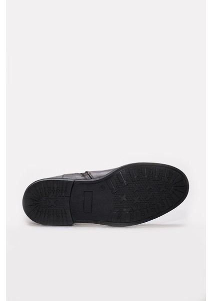 Hakiki Deri Kürklü Erkek Klasik Bot 408KMA123